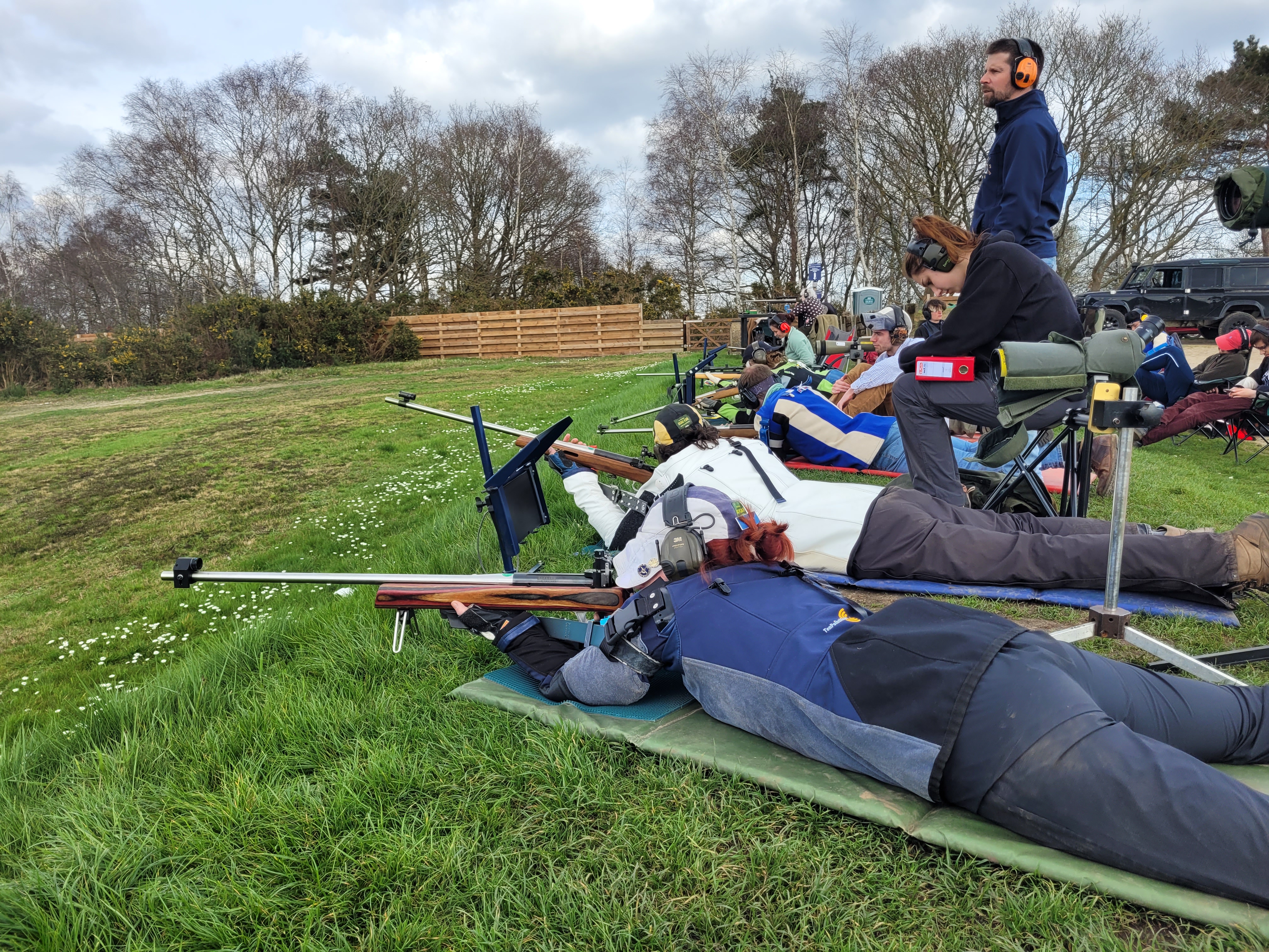 The firing points were busy!