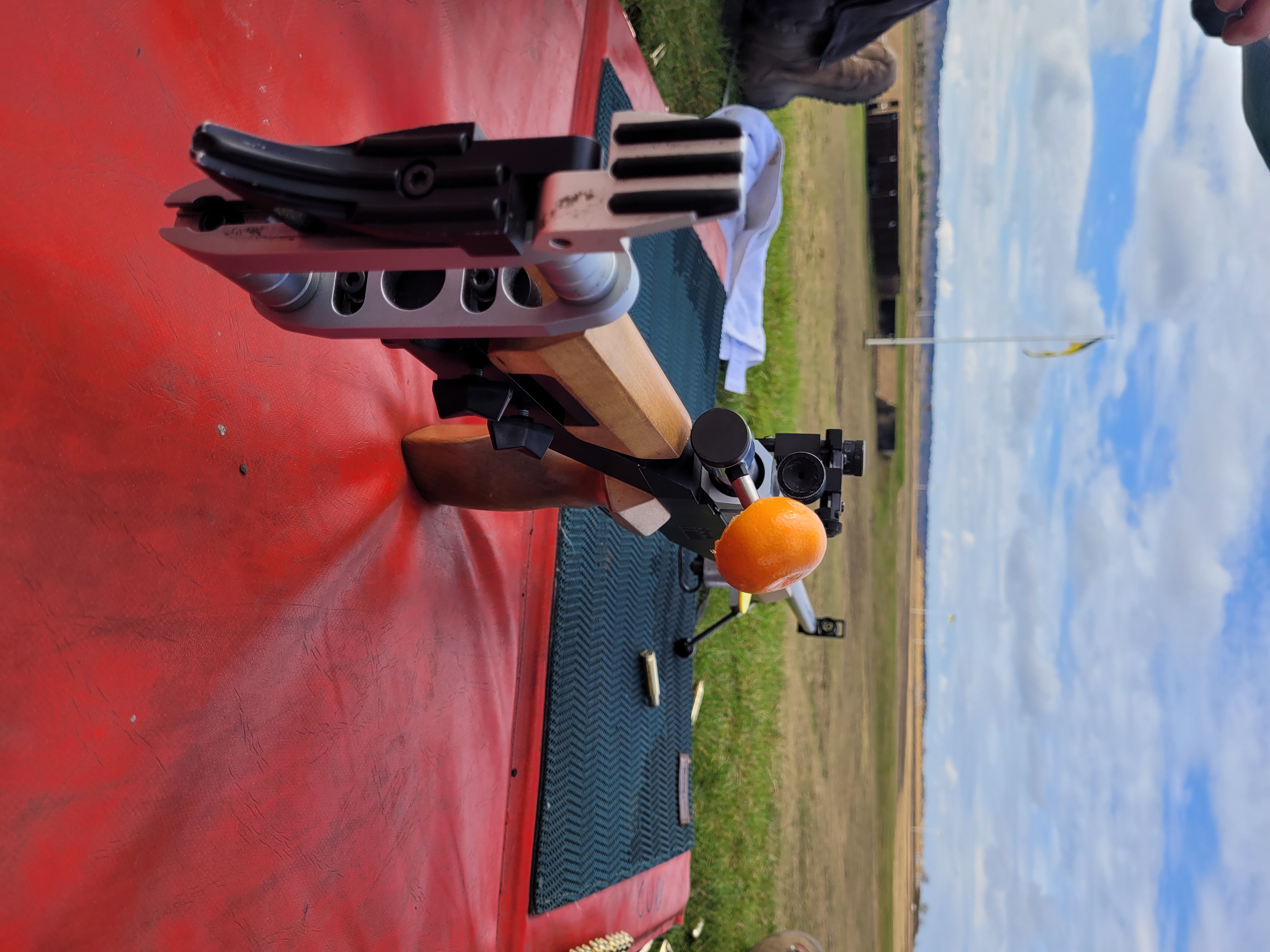 As always we tried some experimental rifle modifications
