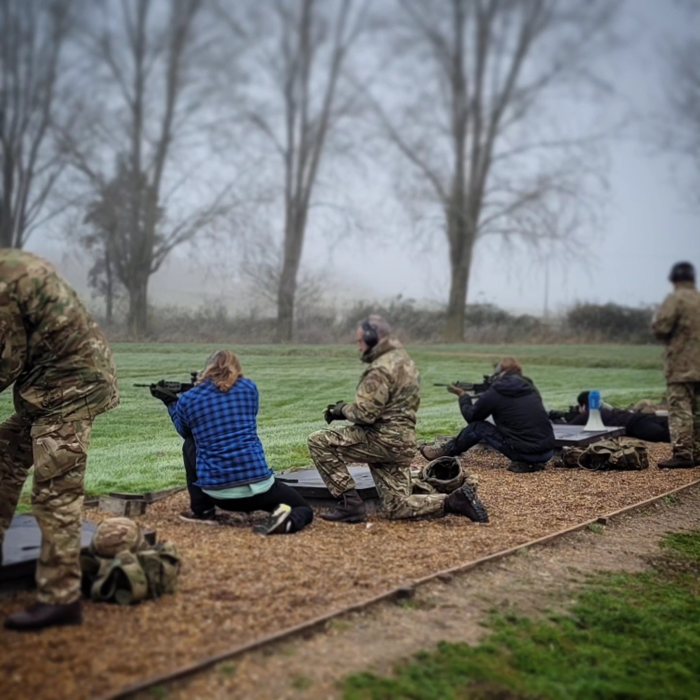 Shooting SA80s