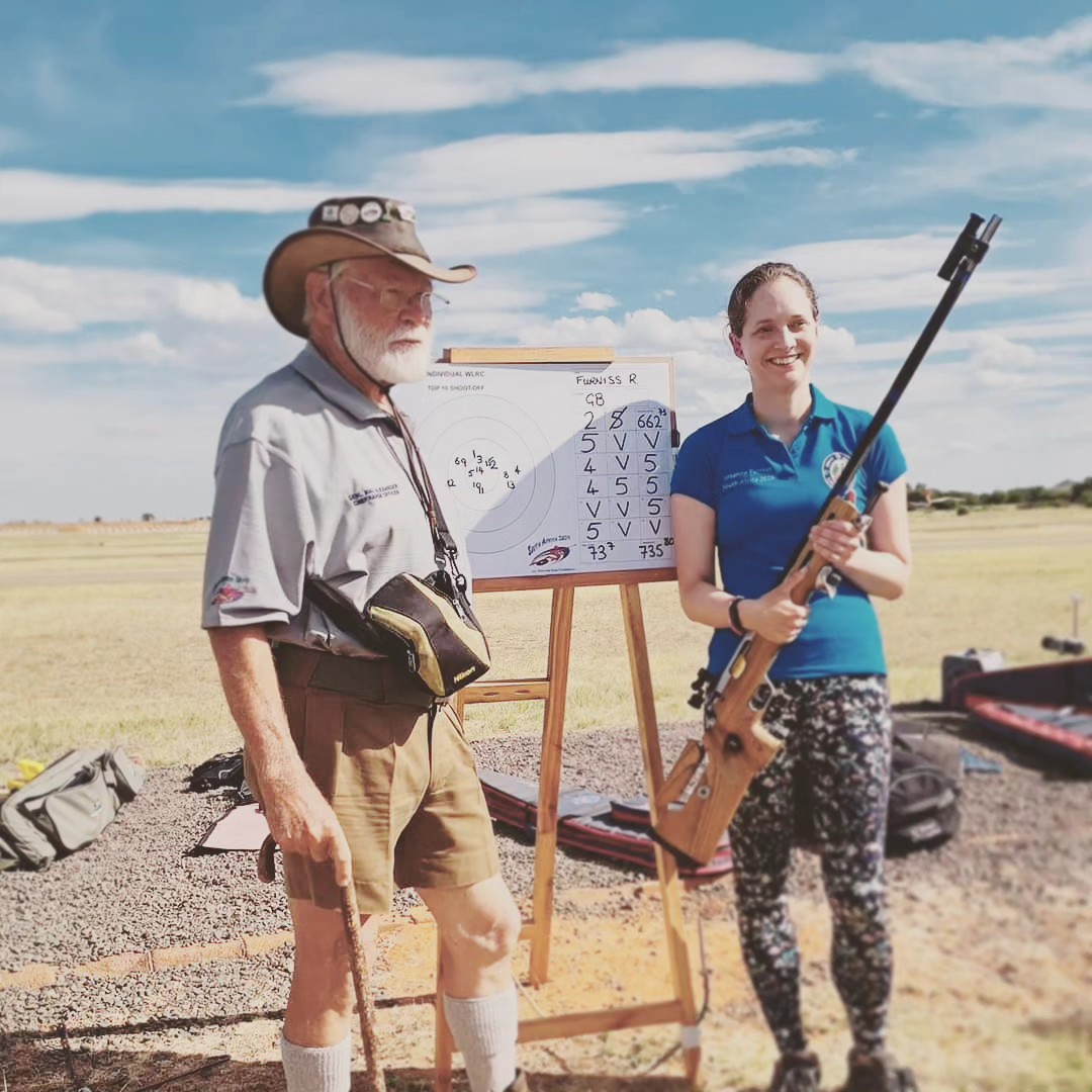 Alice Good on the range at the 2024 World Long Range Championships
