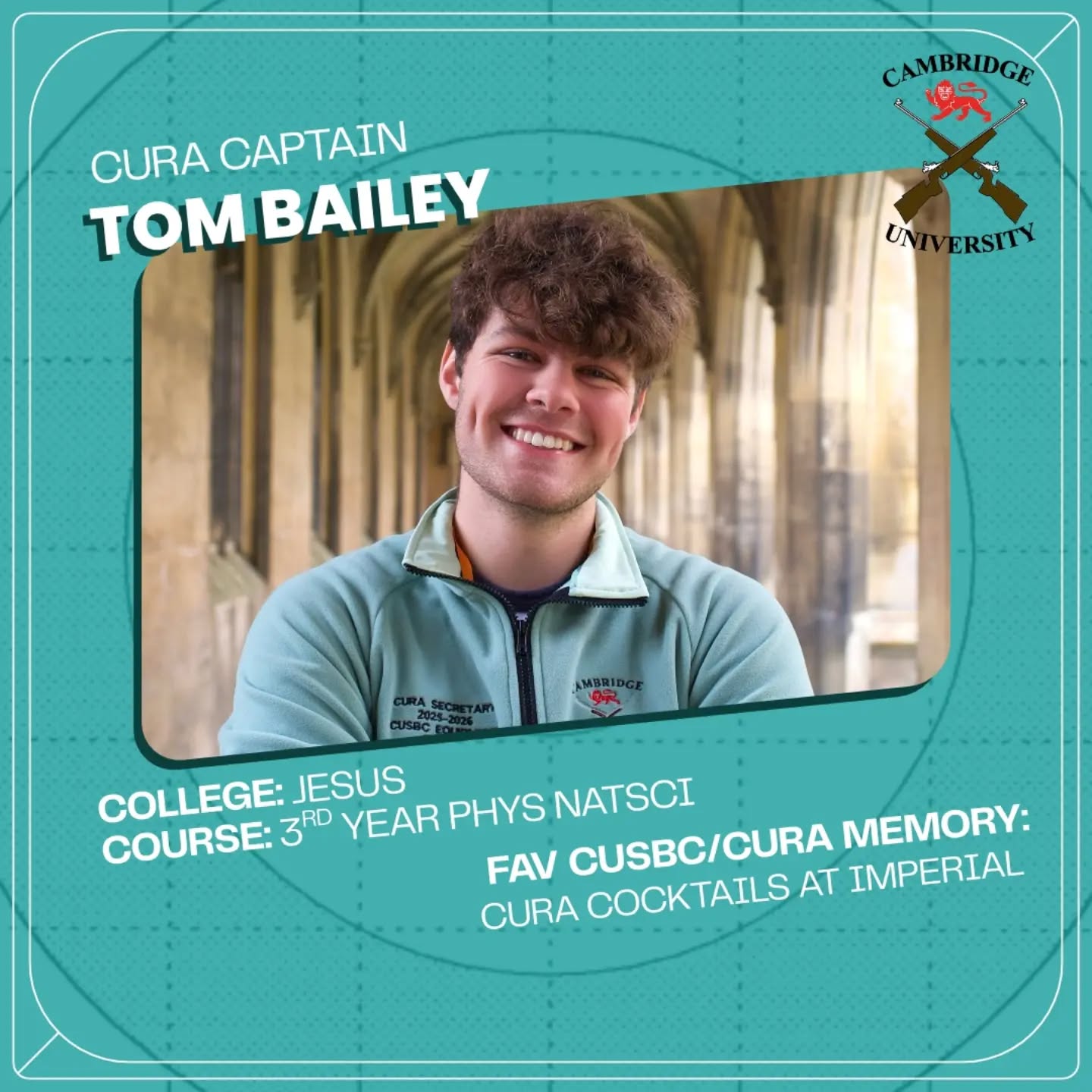 MEET THE COMMITTEE!!! (Please note that there are crossovers between the two clubs, so this is not representative of the full CURA committee. More me…